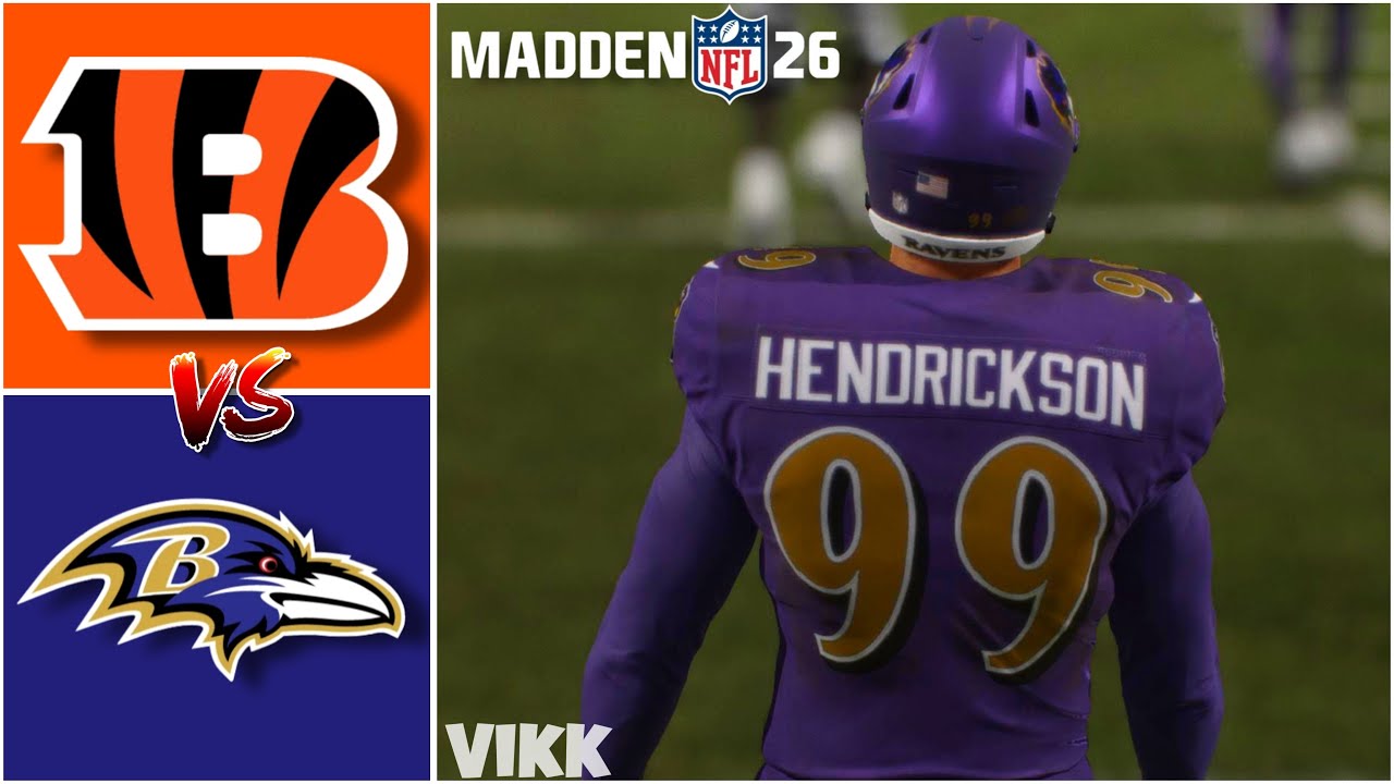 Bengals vs Ravens Simulation | Madden 26 Free Agency Rosters
