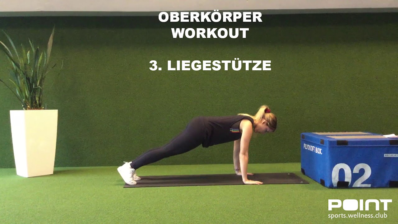 Oberk&ouml;rper Workout #staystrongstaytogether | POINT - Sports.Wellness.Club