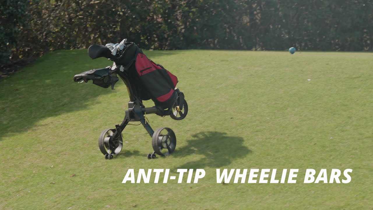 Cybercart - Electric Golf Caddy with Remote Control on the course.