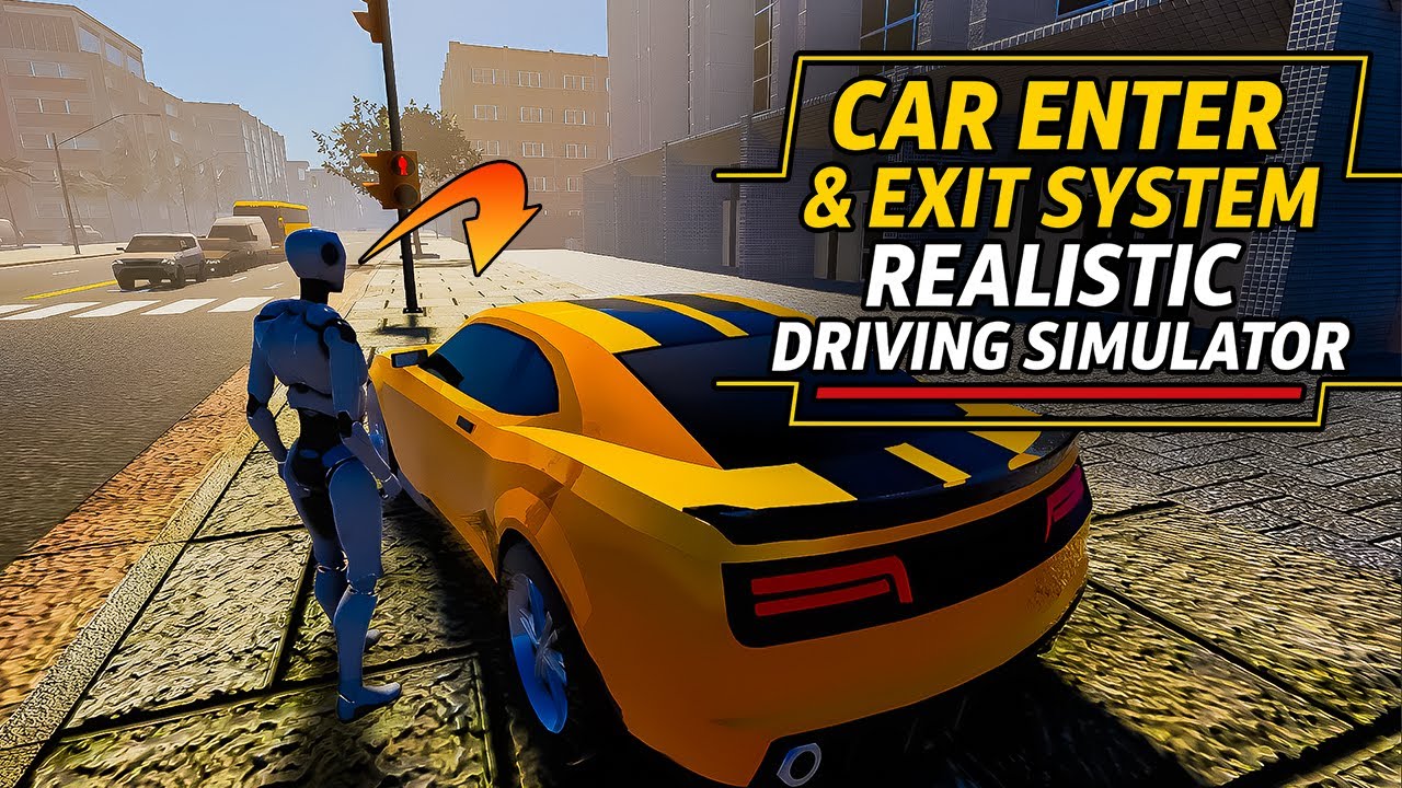 I Built a REALISTIC Car Enter Exit System in Unity Like GTA