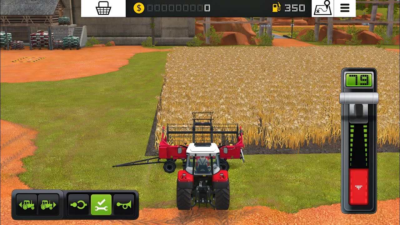 Fs18 New Harvest Mine Tactor Gameplay  | Farming Simulator 18 Timelapse #fs18 