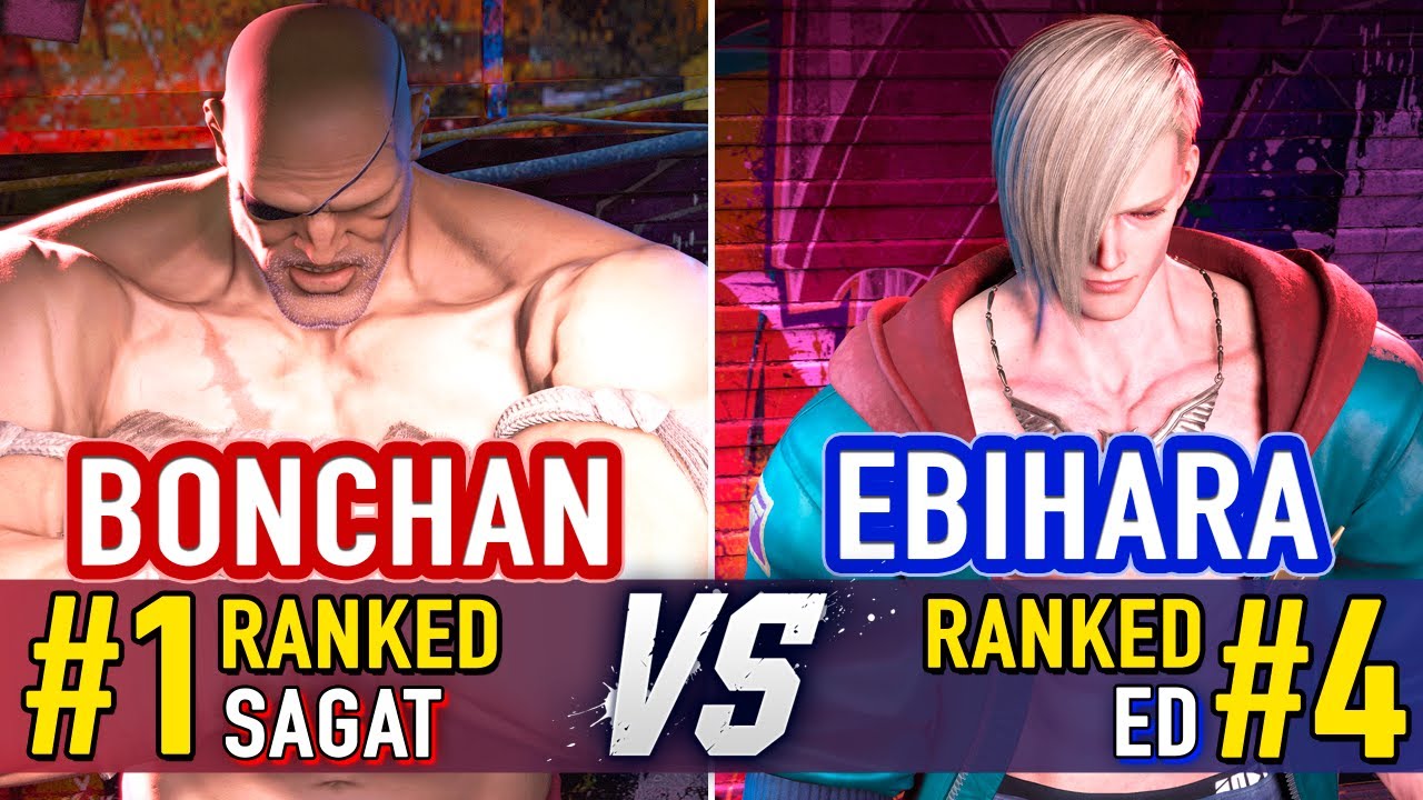 SF6 🤜 Bonchan (#1 Ranked Sagat) vs Ebihara (#4 Ranked Ed) 🤛 SF6 High Level Gameplay