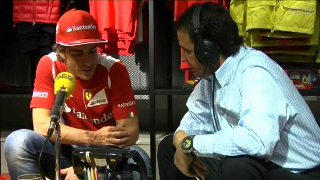 Fernando Alonso se confiesa en 'El Larguero'. Cadena SER
