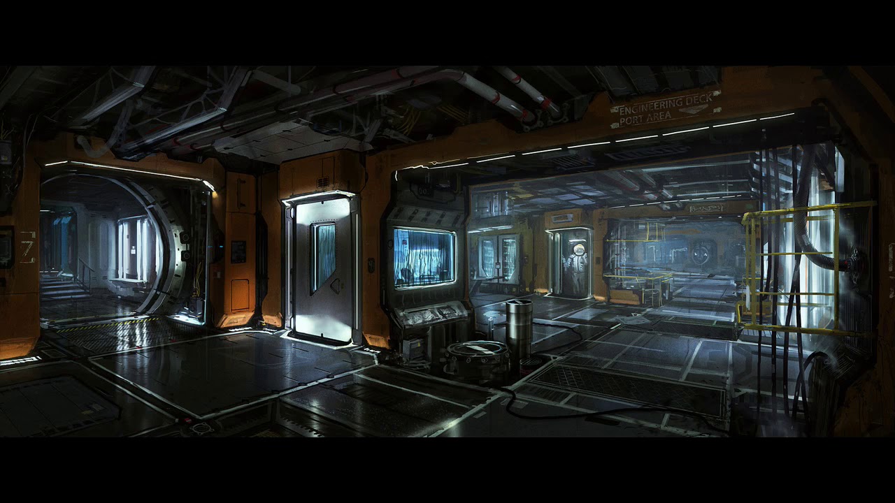 🛸Space Station Corridors Noise...     | relaxing, sleeping, white noise, #spaceship #soundscape