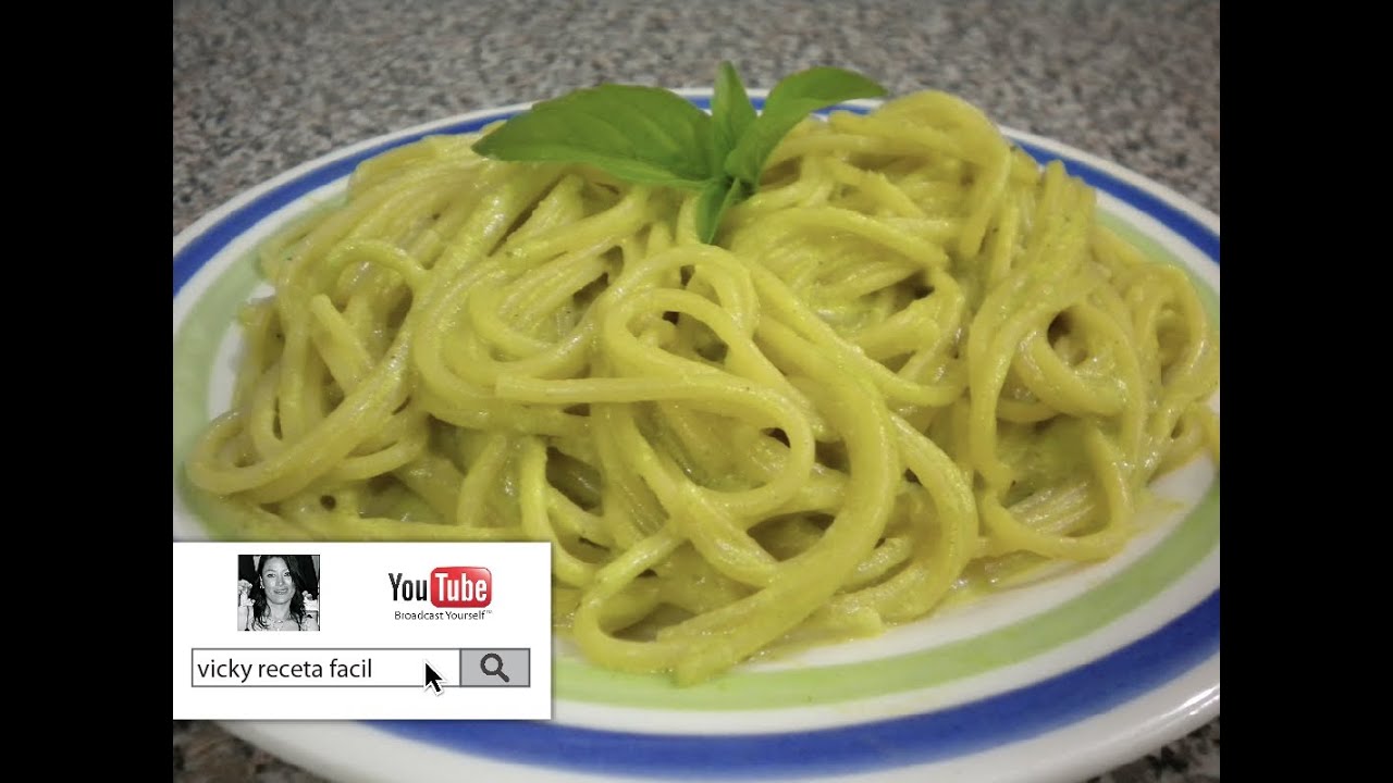 ESPAGUETI VERDE | Vicky Receta Facil