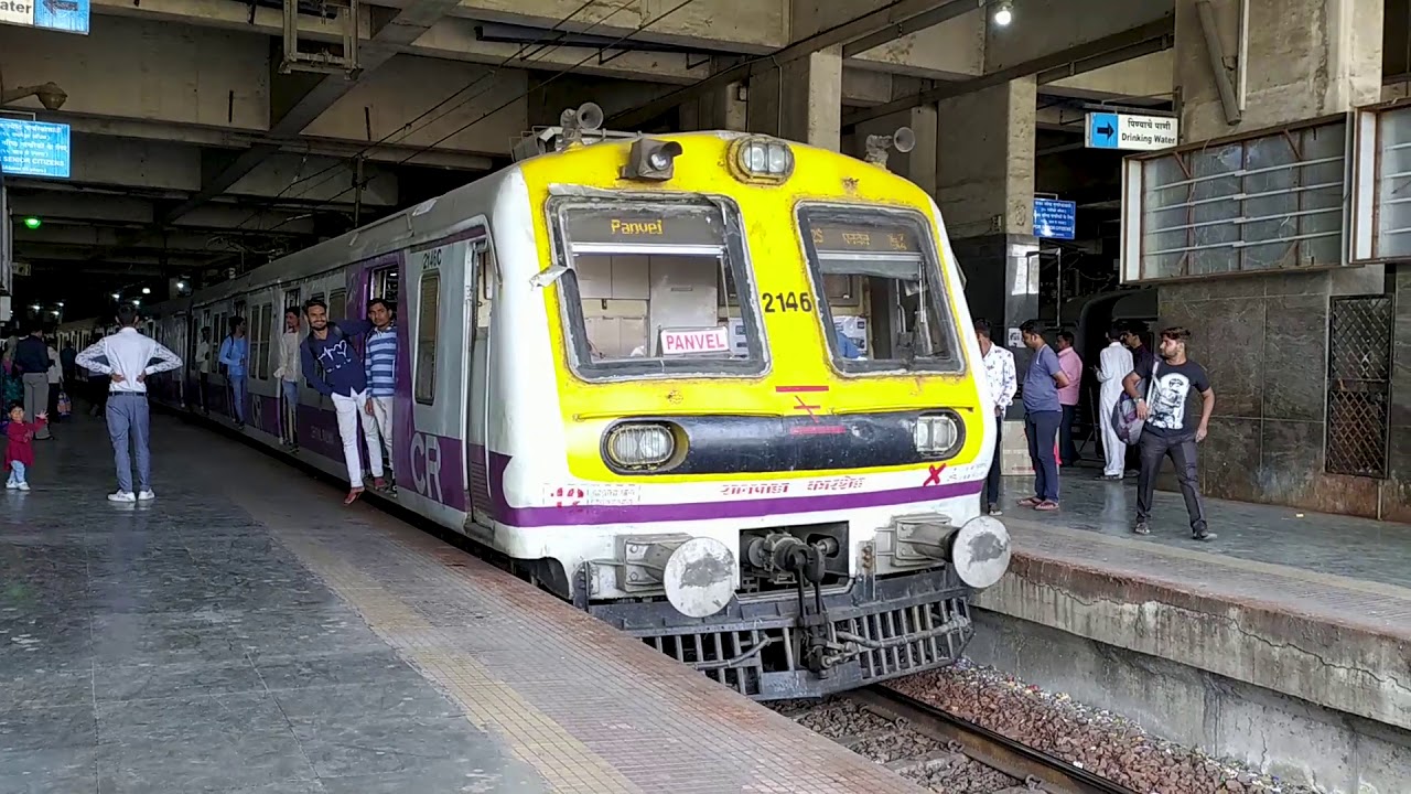 Mumbai Local Train Vashi Station Mumbai Max.