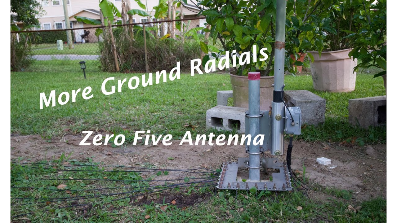 Installing More Ground Radial on Zero Five HF Antenna