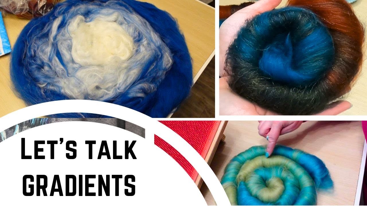 Using a Blending Board or Drum Carder to Create a Gradient and/or a Selt-Striping Color Shift Yarn