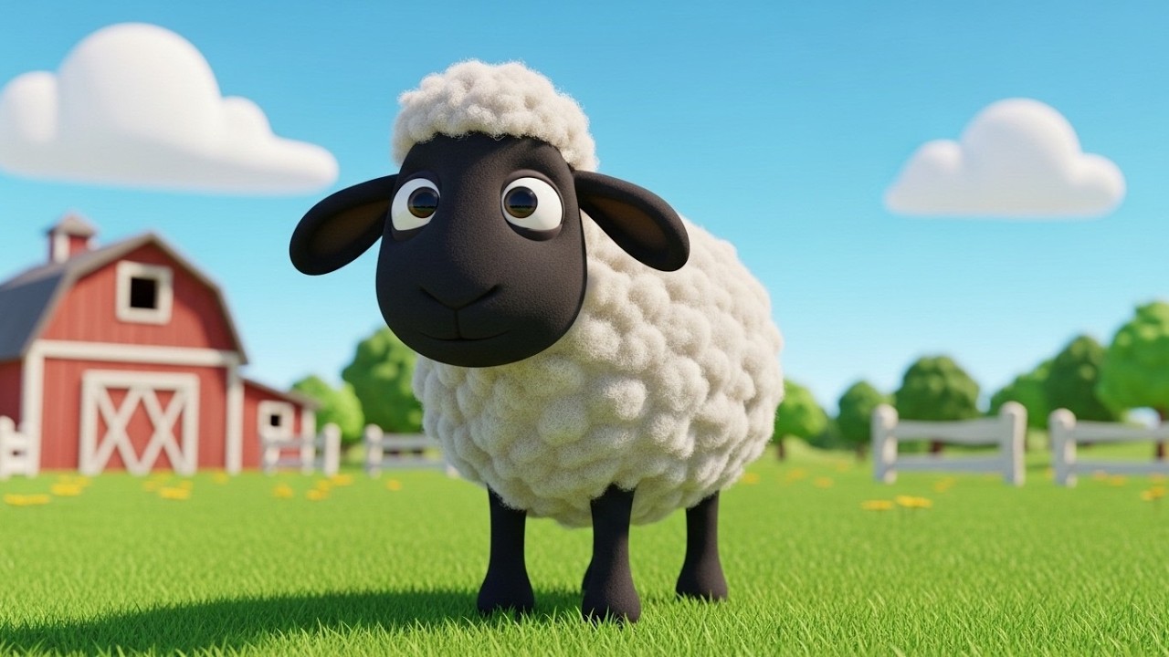 Baa Baa Black Sheep | Kids Farm Song with Counting Fun | Classic Rhyme Adventure