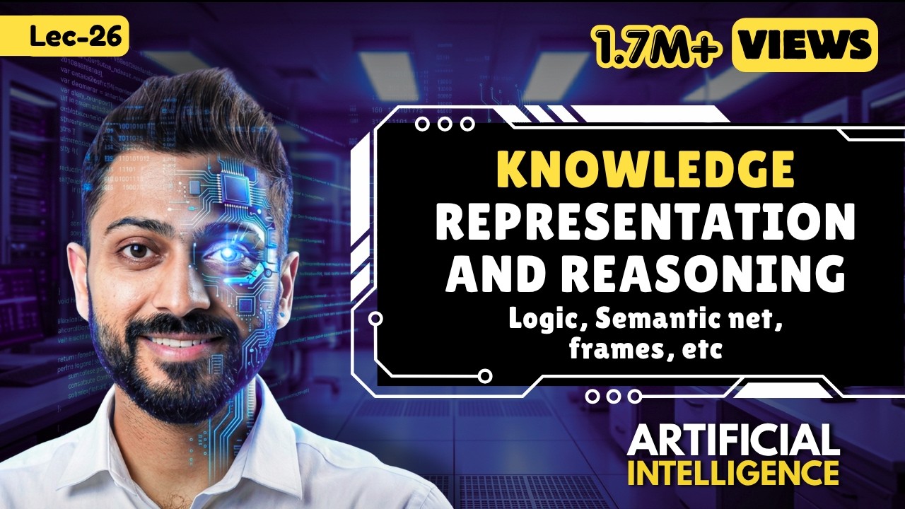 Lec-20: Knowledge Representation and Reasoning | Logic, Semantic Net, Frames etc.
