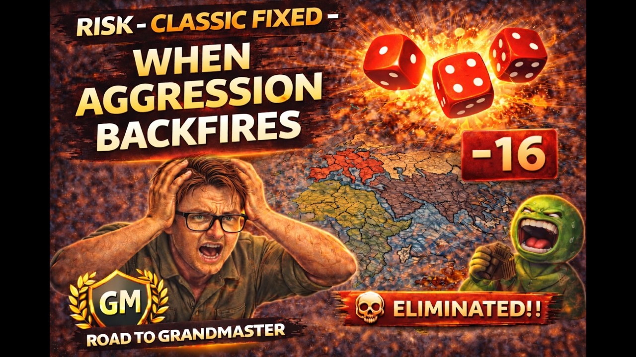 Risk - Classic Fixed - Road to Grandmaster: When Aggression Backfires