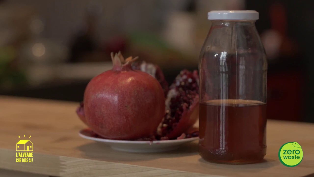 Le Ricette Zero-Waste dell'Alveare - Aceto a base di semi di melograno