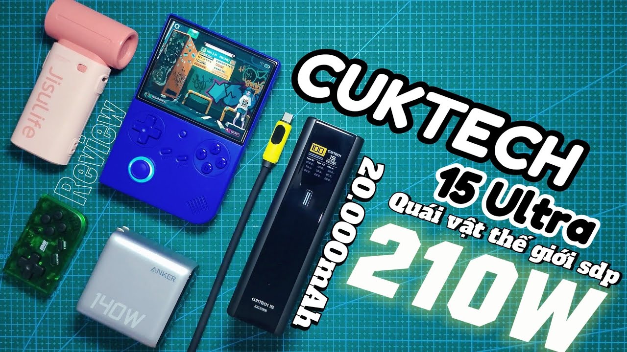 CUKTECH 15 ULTRA | QUÁI VẬT THẾ GIỚI SẠC DỰ PHÒNG