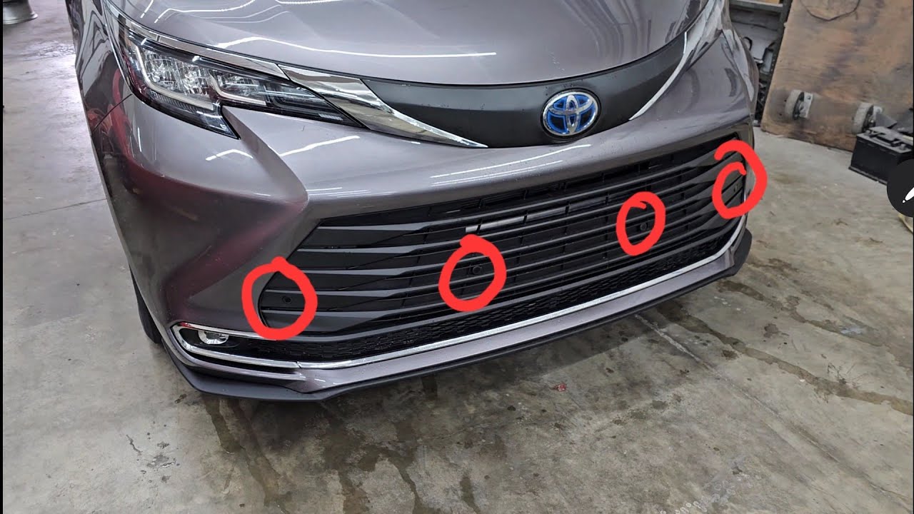 How to Calibrate Front Park Assist Sensors 2021–2025 Toyota Sienna (Most Newer Toyota/Lexus Models)