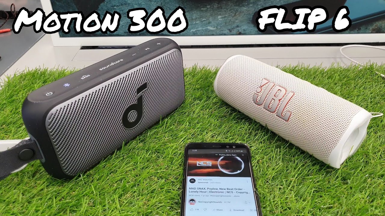 JBL FLIP 6 vs. SOUNDCORE MOTION 300 | Bass Test!🔥💥😱