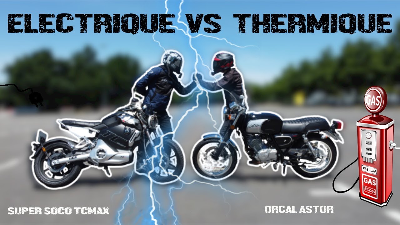 Super Soco TC max vs Oracle Astor 125cm³ - Plutôt ELECTRIQUE ou THERMIQUE ? ft Bikehope