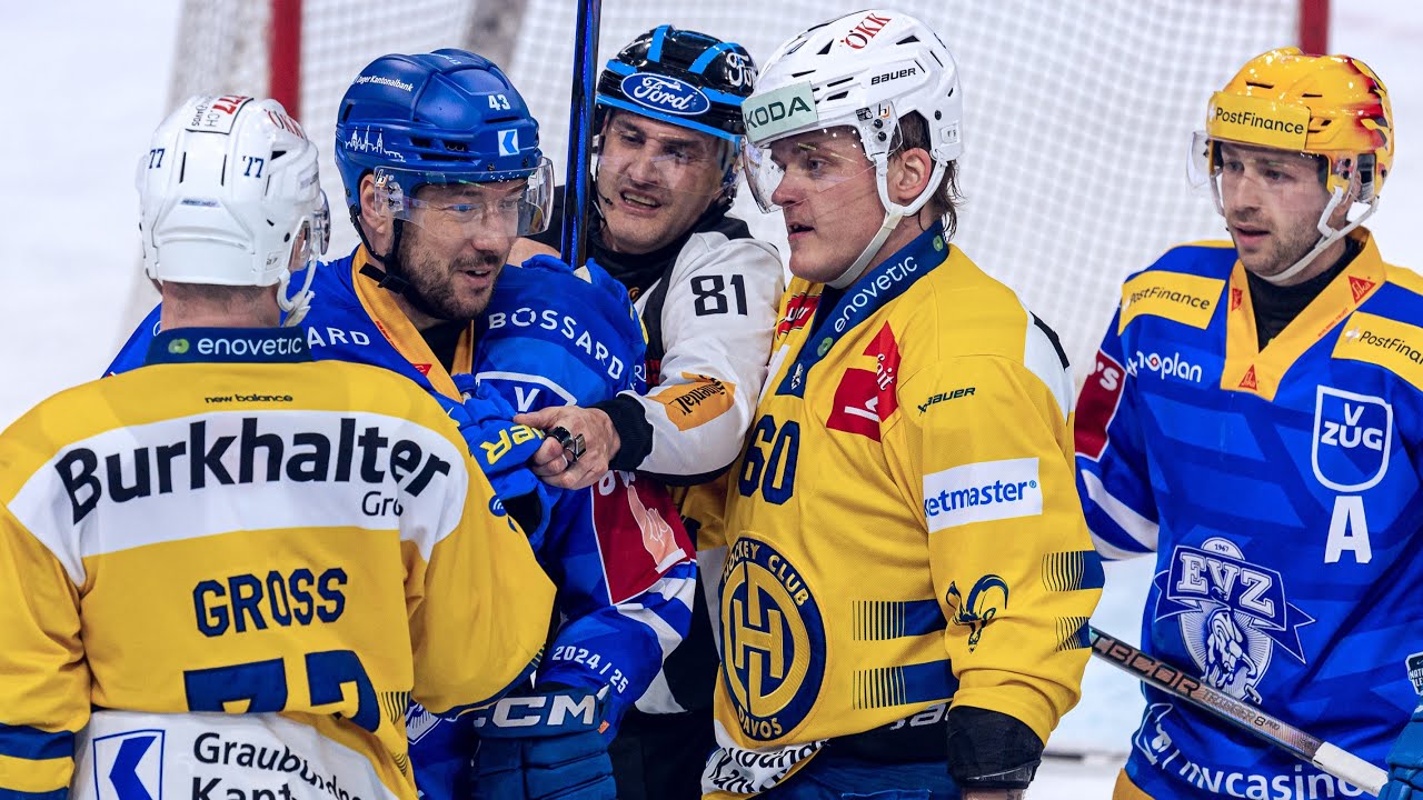 Game Highlights: Playoff-Viertelfinal Game 3 - EVZ vs HCD 0:4