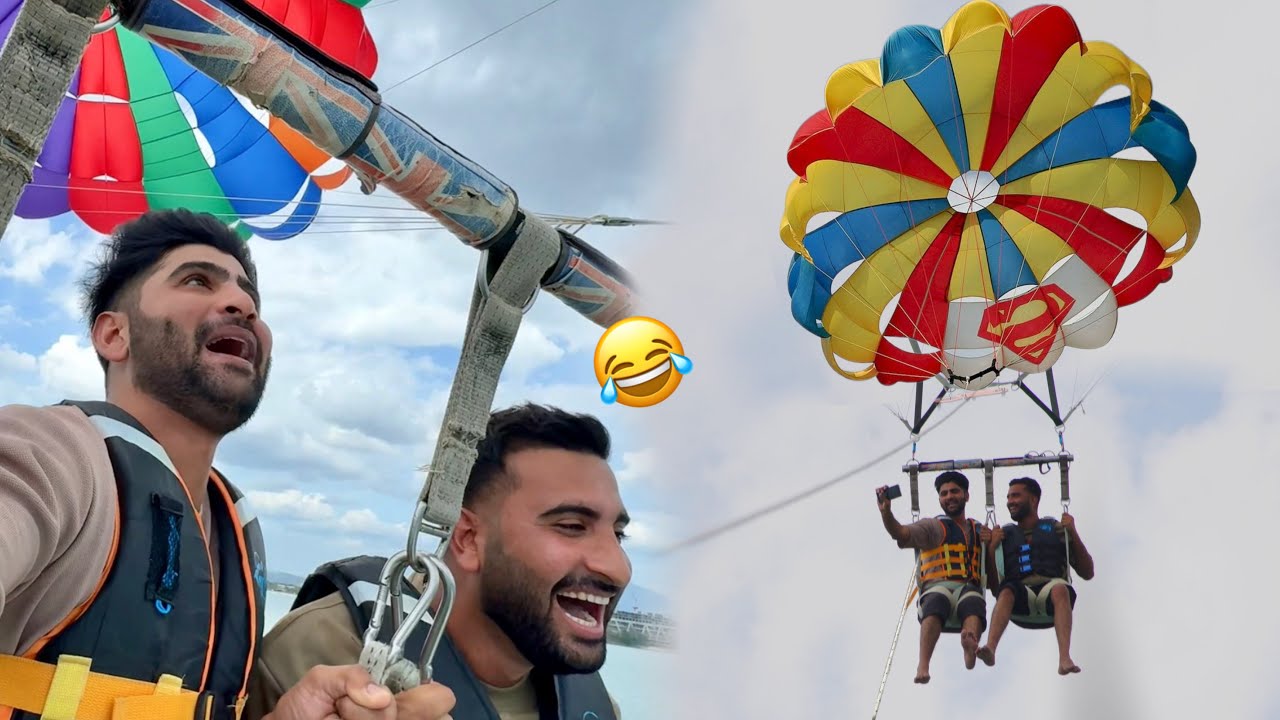 Life Main First Time Parasailing Ki 😍