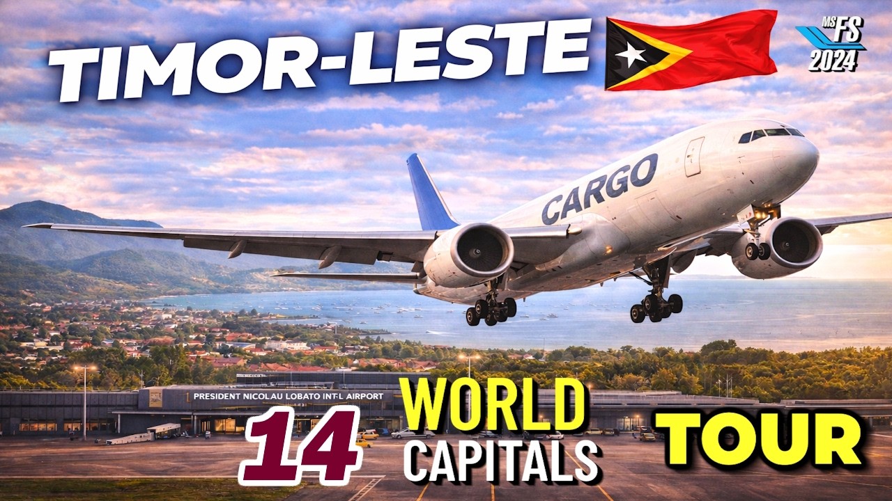 BOEING 777F CARGO MSFS2024 : TOUR ❗Po Stolicach Świata I 14 I z Linią FanSKY