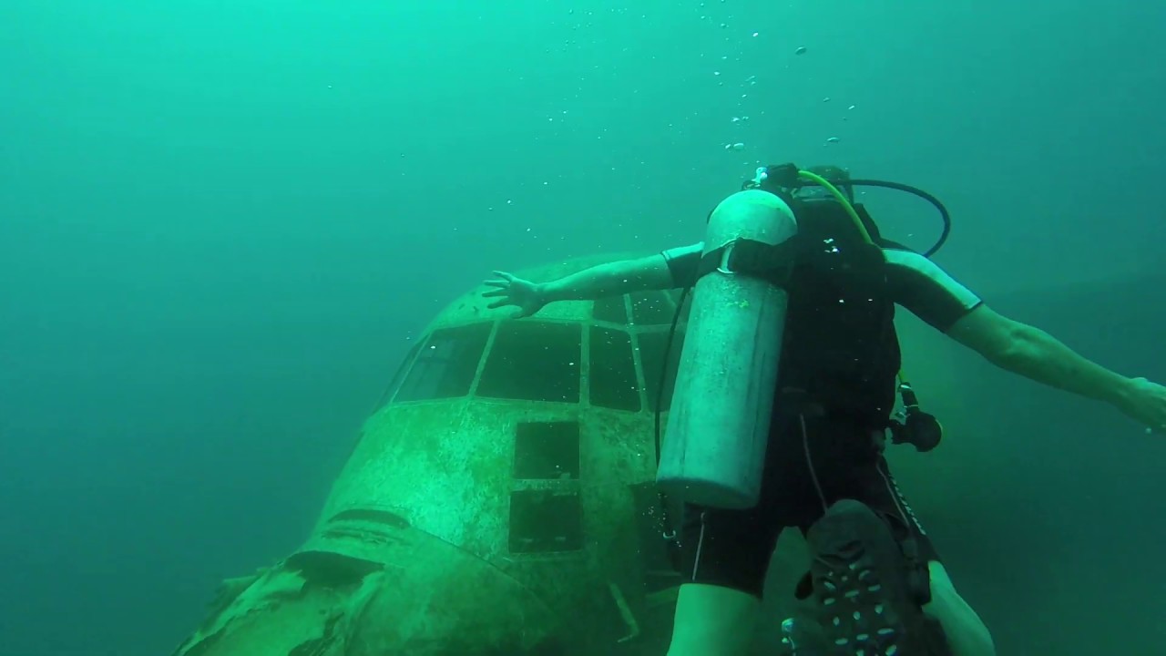 MarDe Dani en Jordania, Aqaba, Mar Rojo, Avión hundido
