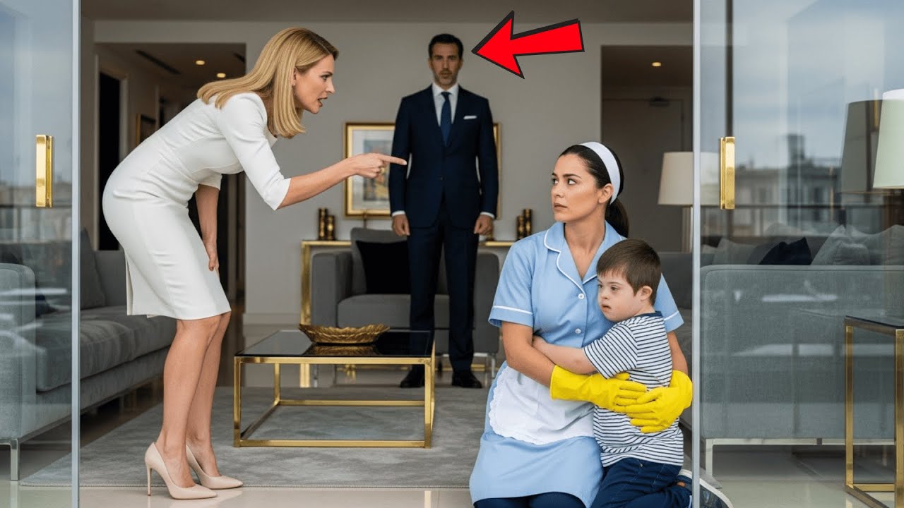 Millonario Descubre A La Empleada Protegiendo A Su Hijo Especial… ¡Y Queda Totalmente Impactado!