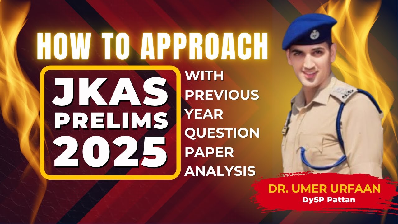 Watch This Before Your JKAS Prelims: 2025 Exam Hacks by Dr. Umer Urfaan(DySP) #upsc #kas #jkssb