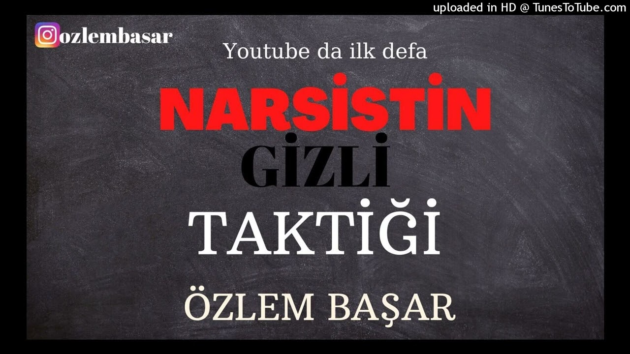 Narsistin GİZLİ TAKTİĞİ