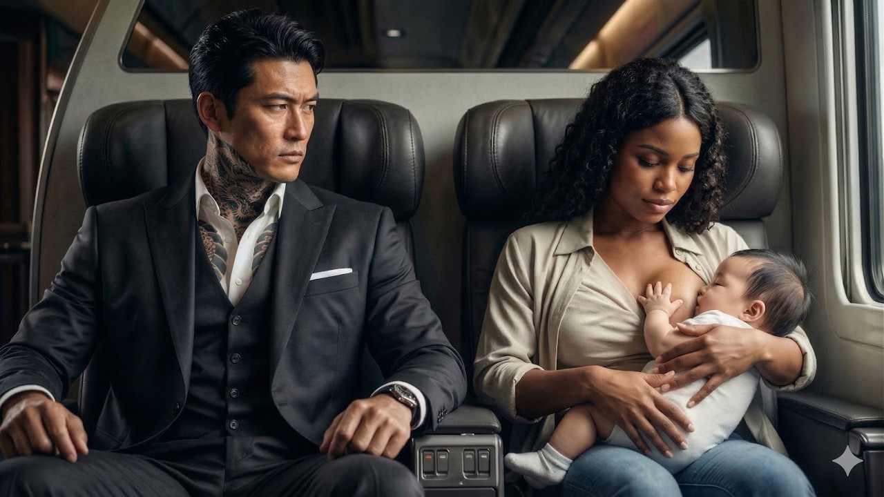 EL BEBÉ DEL JEFE MAFIA COREANA LLORA EN TREN—HASTA QUE UNA MADRE SOLTERA NEGRA HACE LO IMPENSABLE