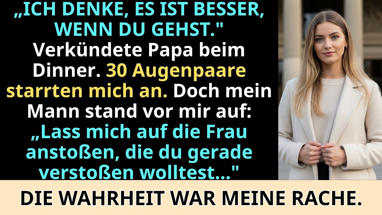 Papa sagte: &bdquo;Verschwinde!&ldquo; Mein Mann stand auf: &bdquo;Zuerst ein Toast.&ldquo; &ndash; Dann zerst&ouml;rte er ihn...