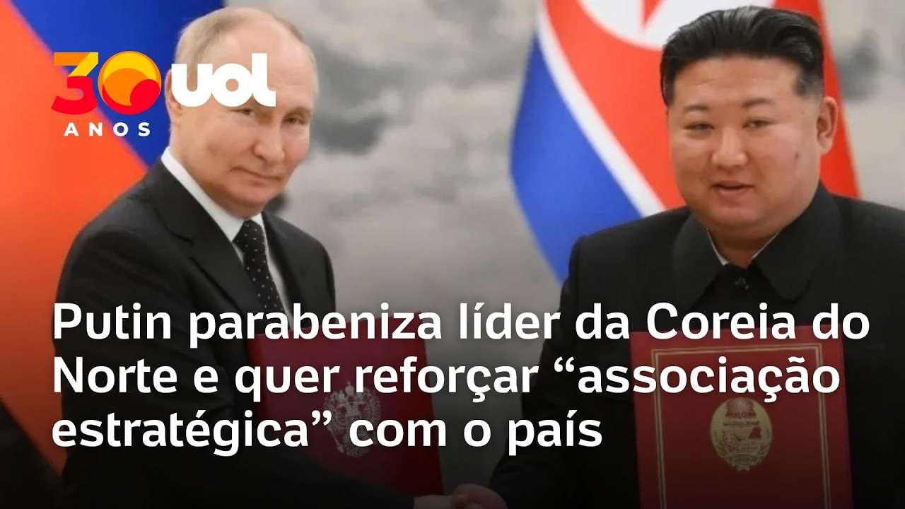 Putin e Kim Jong-un: Alian&ccedil;a estrat&eacute;gica entre R&uacute;ssia e Coreia do Norte &eacute; refor&ccedil;ada