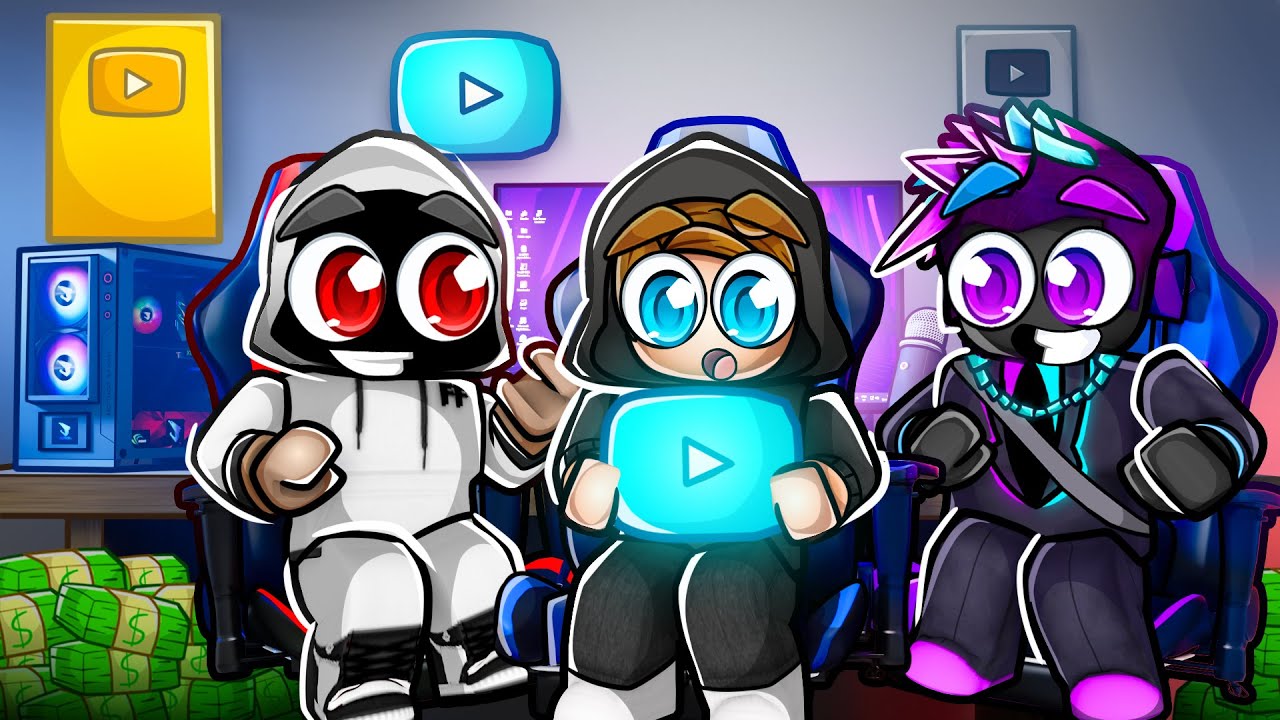 Мы стали САМЫМИ КРУТЫМИ ЮТУБЕРАМИ в Roblox YouTube Simulator
