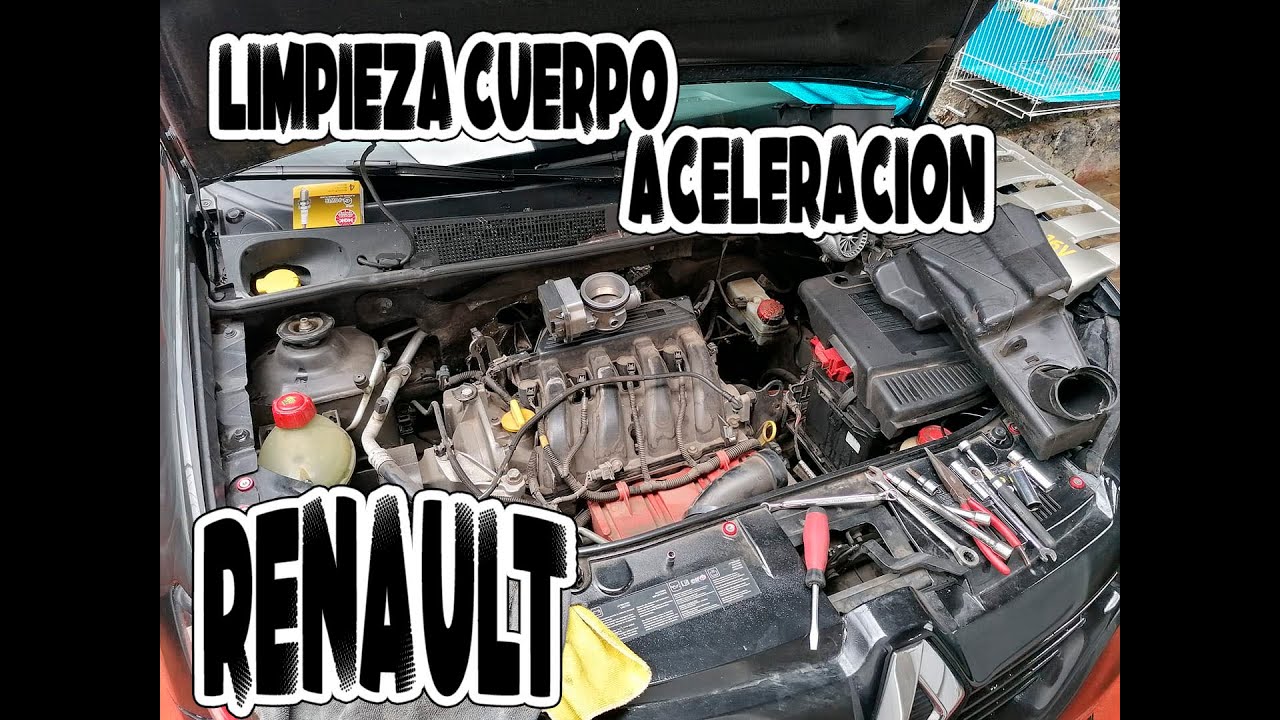 LIMPIEZA DE CUERPO DE ACELERACION REANULT | COMO LAVAR EL CUERPO DE ACELARACION ELECTRONICO