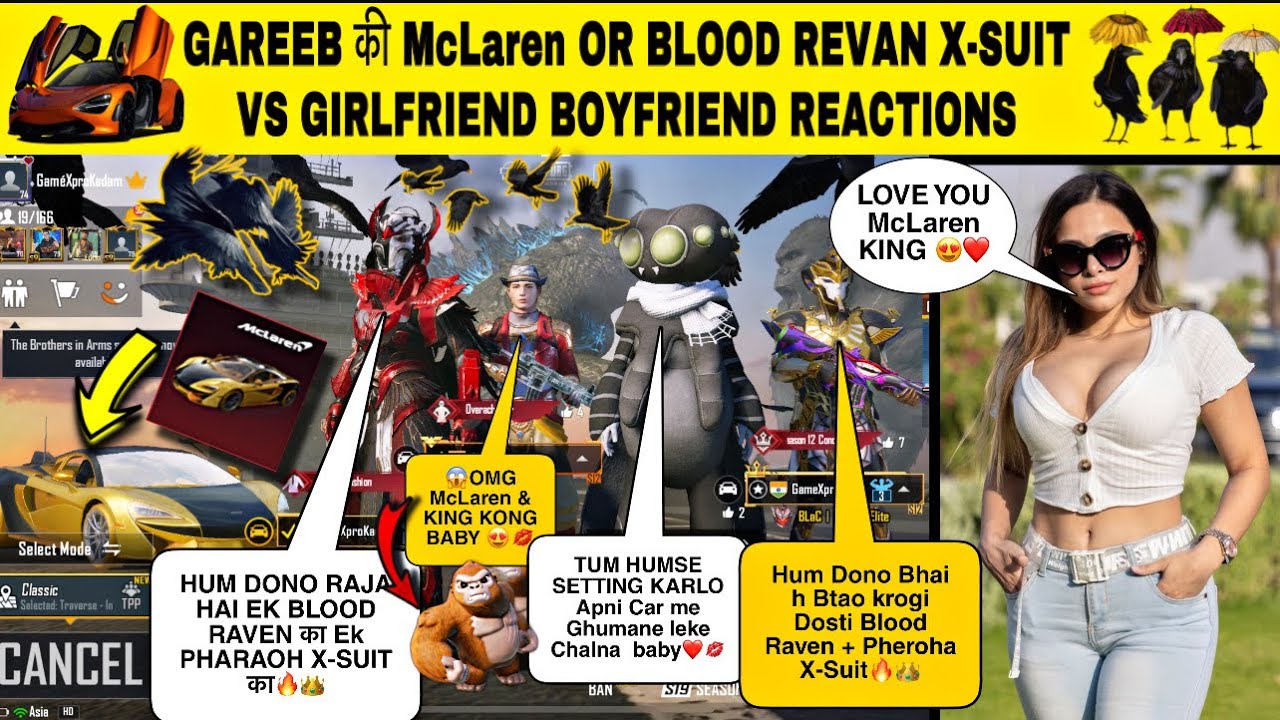 🔥 RANDOM GAMER GIRLFRIEND REACTION ON BLOOD RAVEN X-SUIT 😂 -SAMSUNG A3,A5,A6,A7,J2,J5,J7,S5,S6,S7
