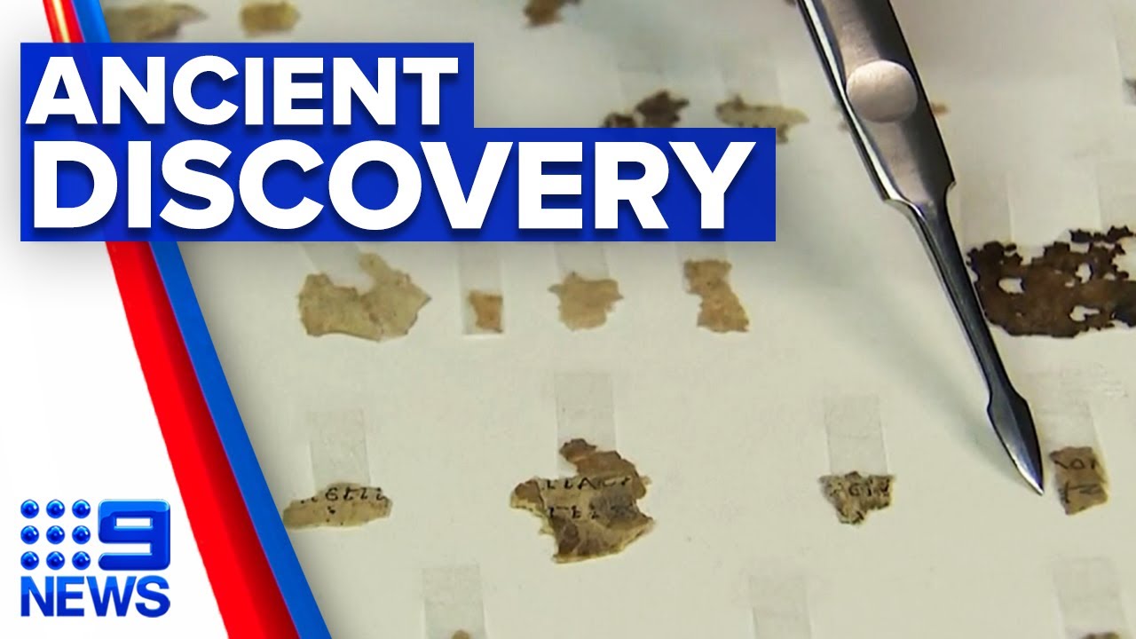 New Dead Sea Scrolls fragments revealed to public | 9 News Australia