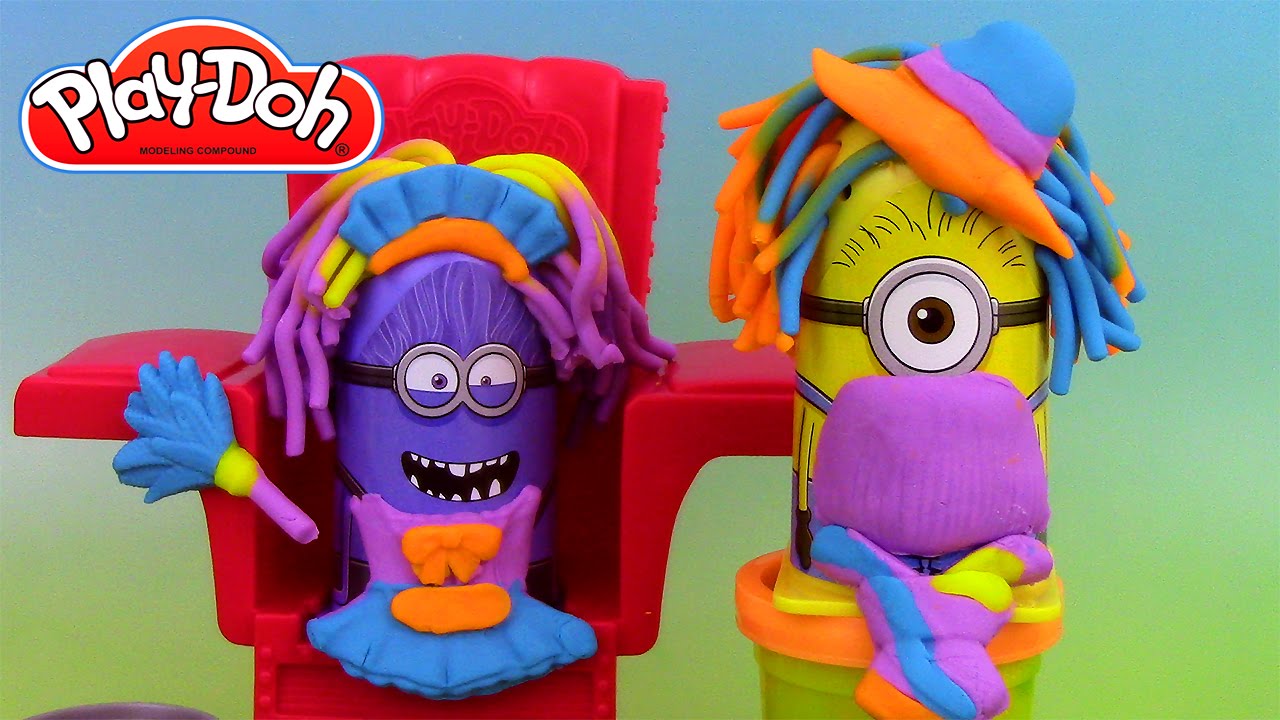 Pâte à modeler Le Coiffeur Minions Disguise Lab Play Doh Labo Transformation