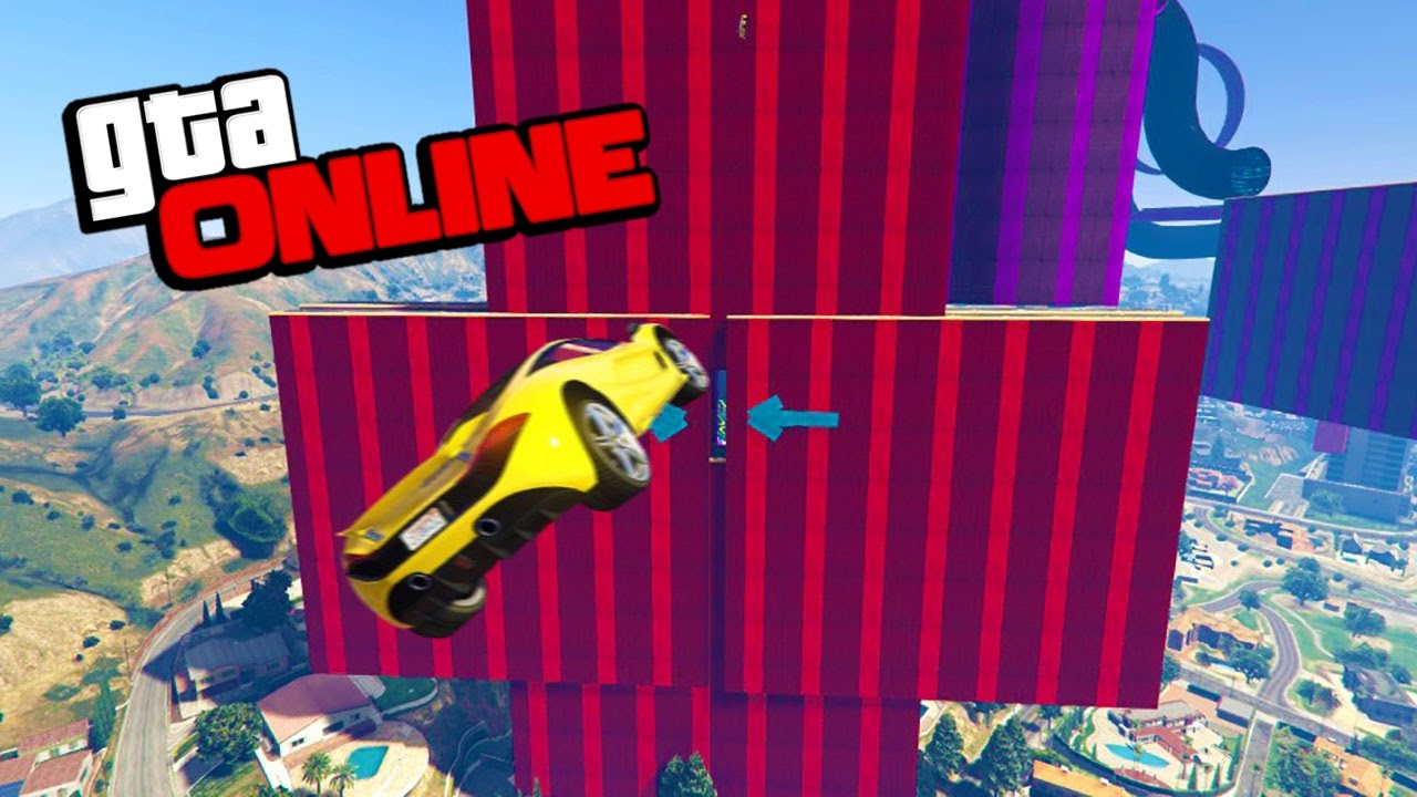 КАК ЗАЛЕТЕТЬ В УЗЕНЬКУЮ ДЫРОЧКУ НА МАШИНЕ В GTA ONLINE! #96