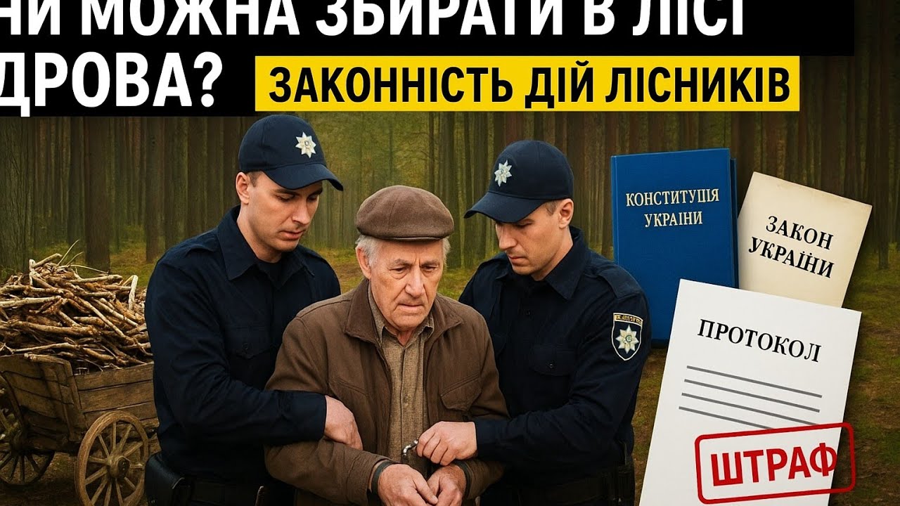 Чи можна збирати в лісі дрова. Законність дій лісників