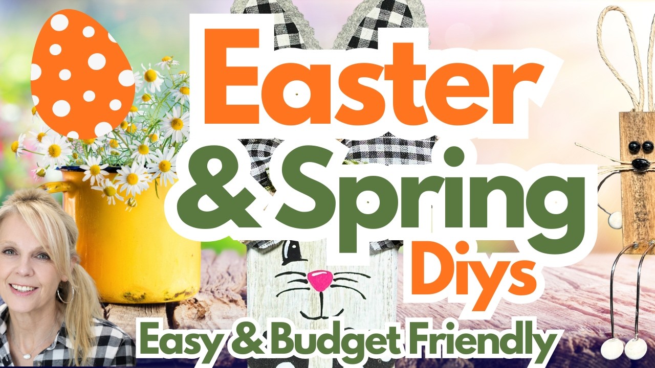 3 NEW Spring Decor DIYs on a Budget | Small Space Decor | Wood Projects