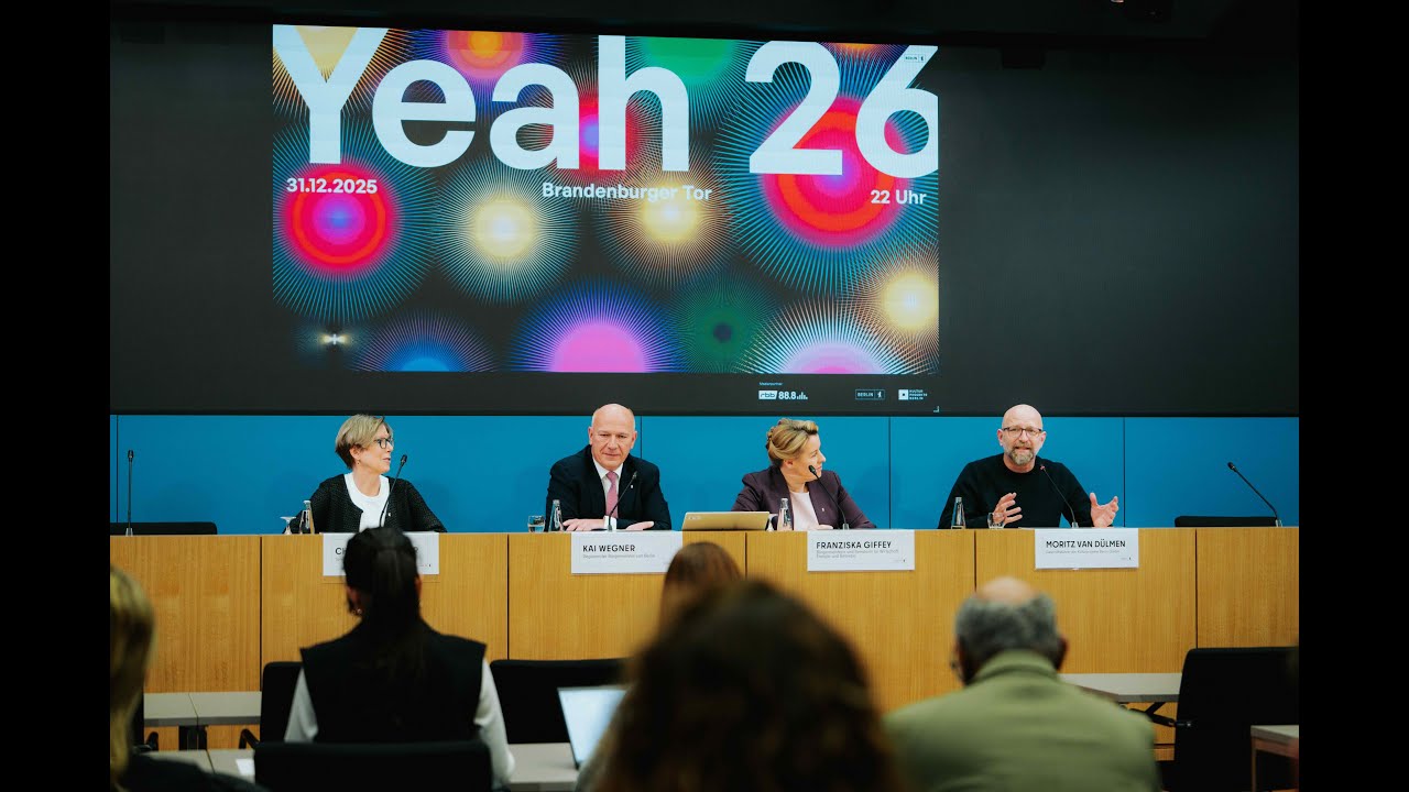 Pressekonferenz am 19.11.2025 zu Silvester am Brandenburger Tor