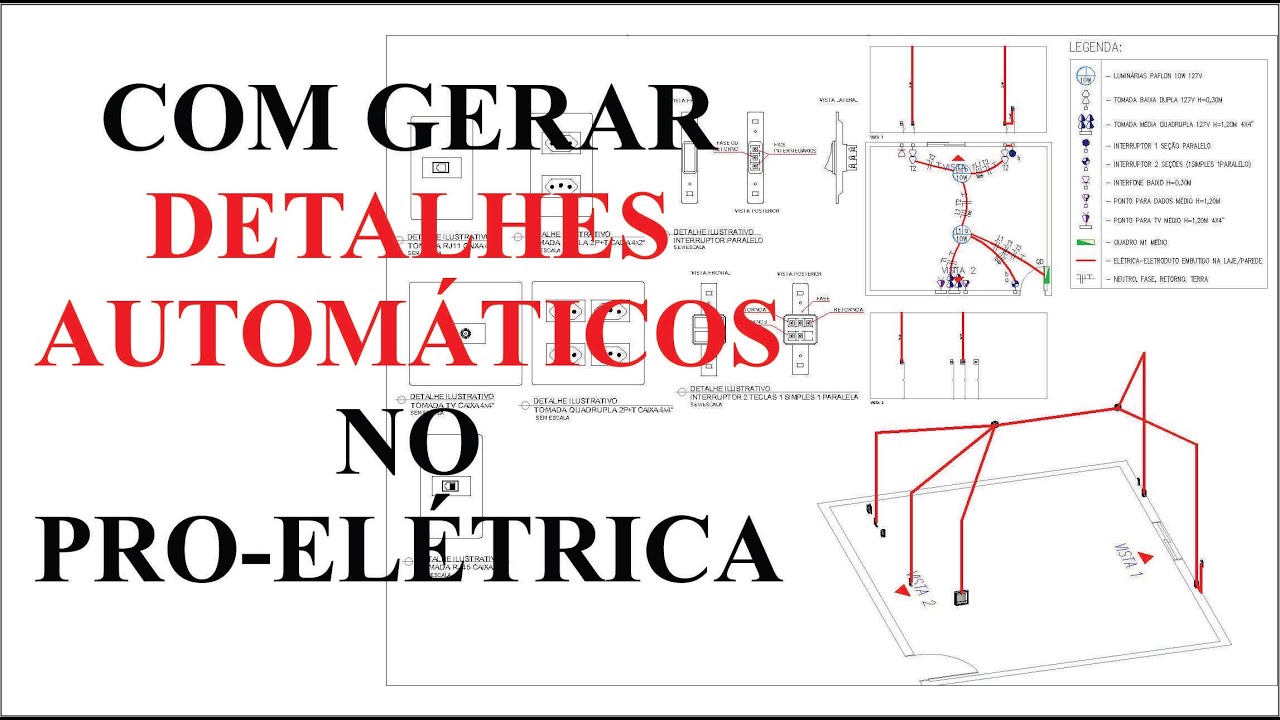 Pro-elétrica Aula 40: Como gerar detalhes automáticos no Pro-Elétrica.