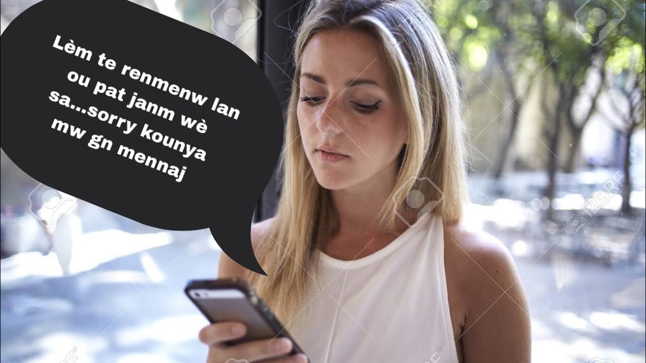Depiw wè yon fanm ap fè sa yo konnen li renmenw, men kisa pouw fè lè konsa