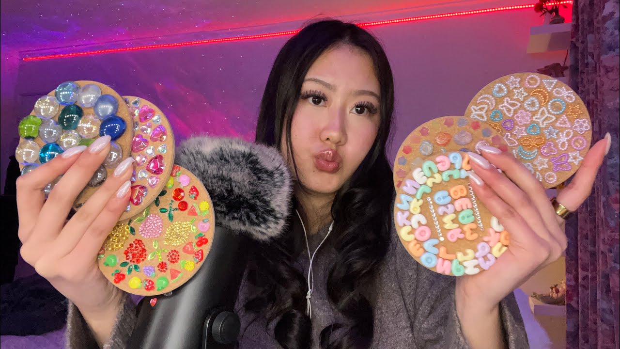 ASMR WITH TRIGGER BOARDS I MADE… PT 2 ⭐️