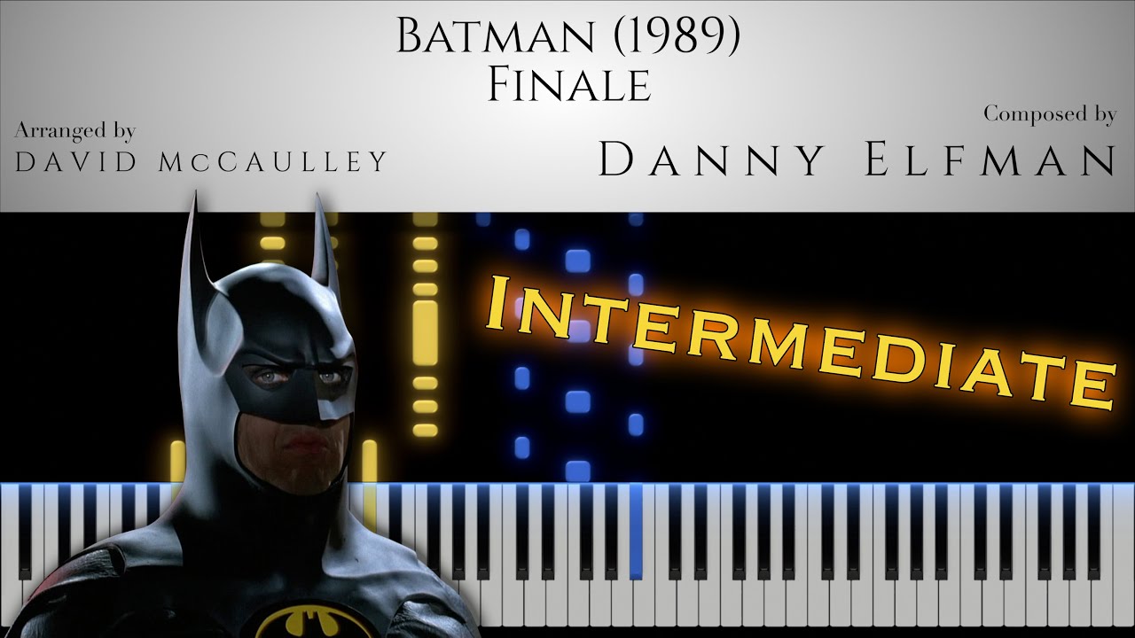 Batman (1989): Finale by Danny Elfman | Intermediate Piano Arrangement