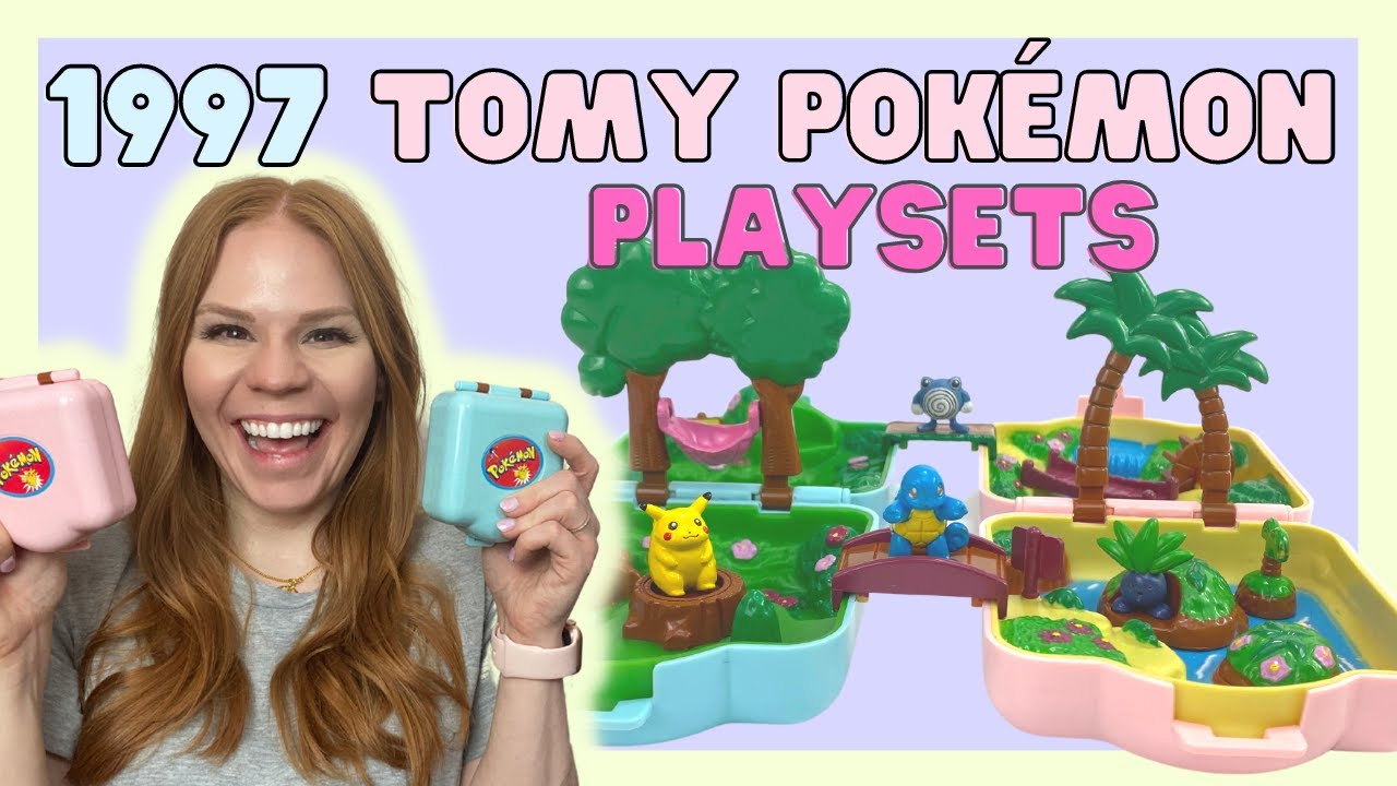 TOY TOUR: 1997 TOMY Pok&eacute;mon Playsets | Vintage Polly Pocket Collection
