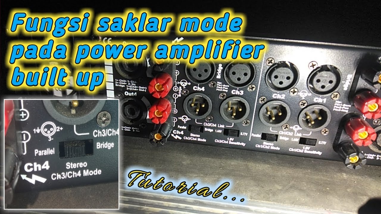 FUNGSI SAKAR MODE PADA POWER AMPLIFIER BUILT UP
