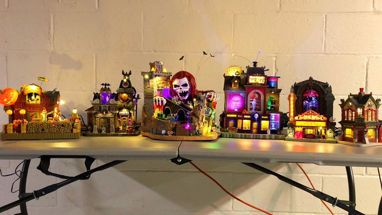 Моя ПОЛНАЯ коллекция Lemax Spooky Town 2024 на Хэллоуин