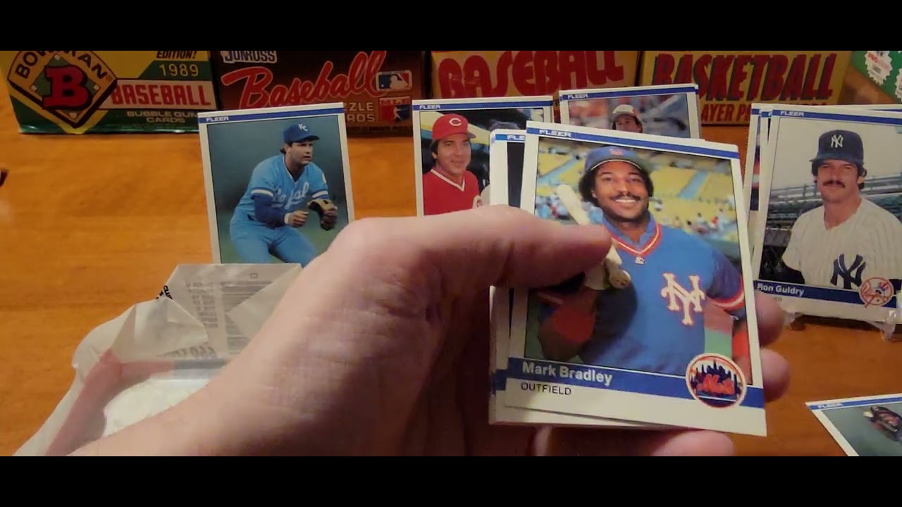 Searching 1984 Fleer Opened Packs
