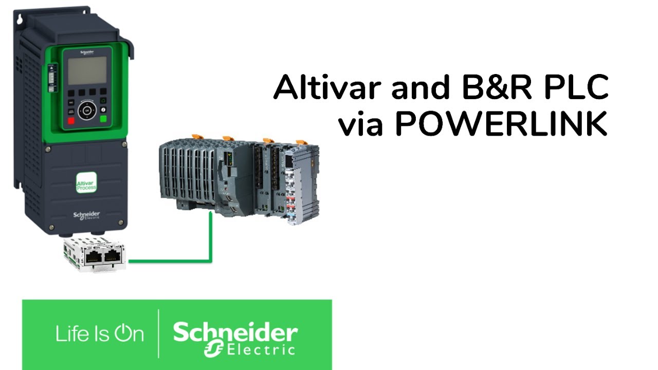 Как настроить POWERLINK между ПЛК Altivar и B&R | Поддержка Schneider Electric