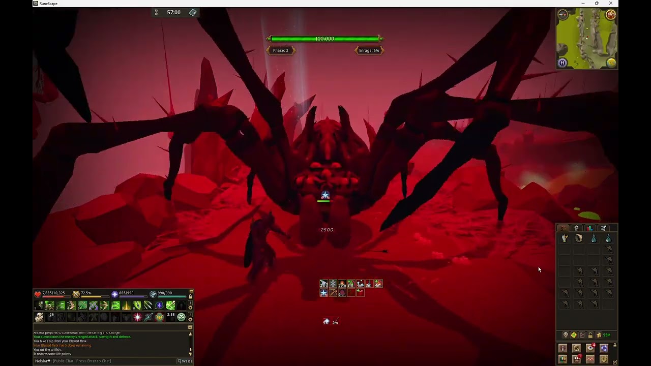 RuneScape 3 Range Beta Araxxor solo.