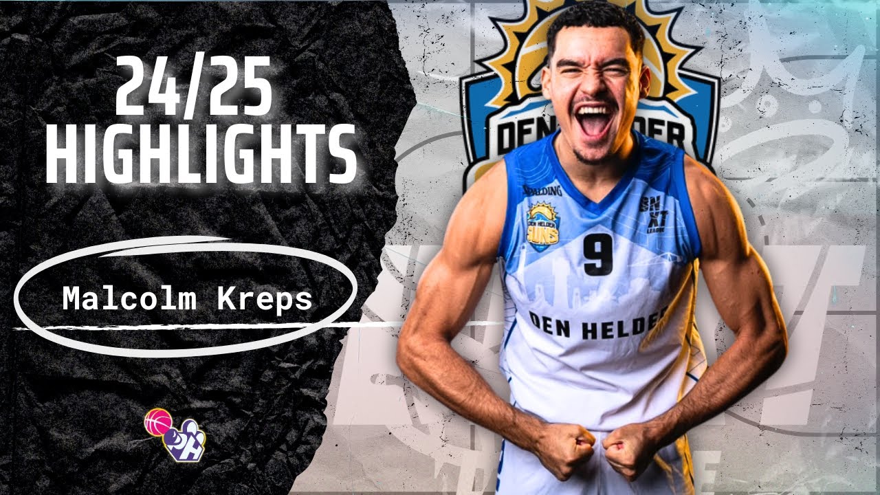 Malcolm Kreps Highlights 2024/25 || BNXT League || Den Helder Suns